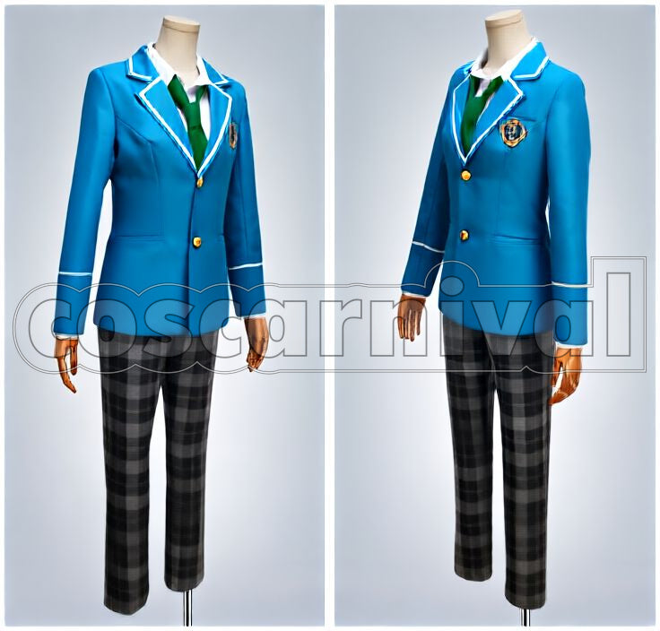 Princes and the Kingdom of Dreams x Ensemble Stars! Kanata Shinkai Pre-Awakening Cosplay cosplay costume from 100 Sleeping, front view 2