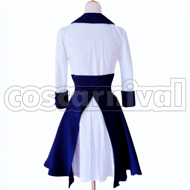 and the Kingdom of Dreams Hiro in cosplay costume from 100 Sleeping Princes, back view