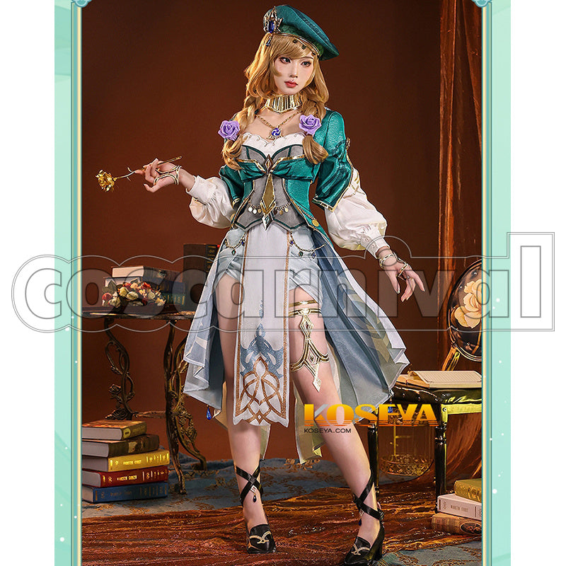 Genshin Impact Lisa Minci Cosplay Costume