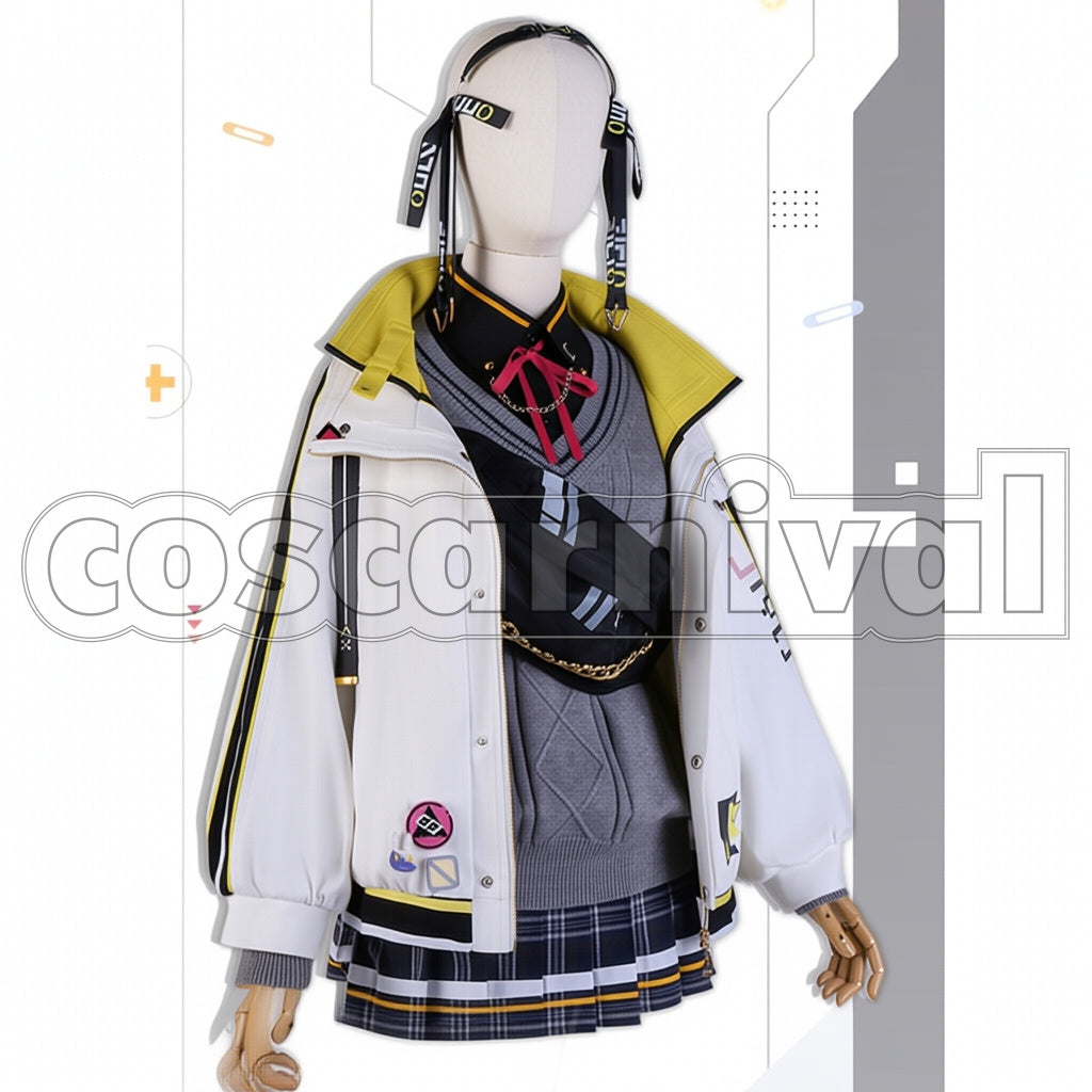 NIJISANJI Virtual VTuber Zaion LanZa(Zaion) Outfit Cosplay Costume