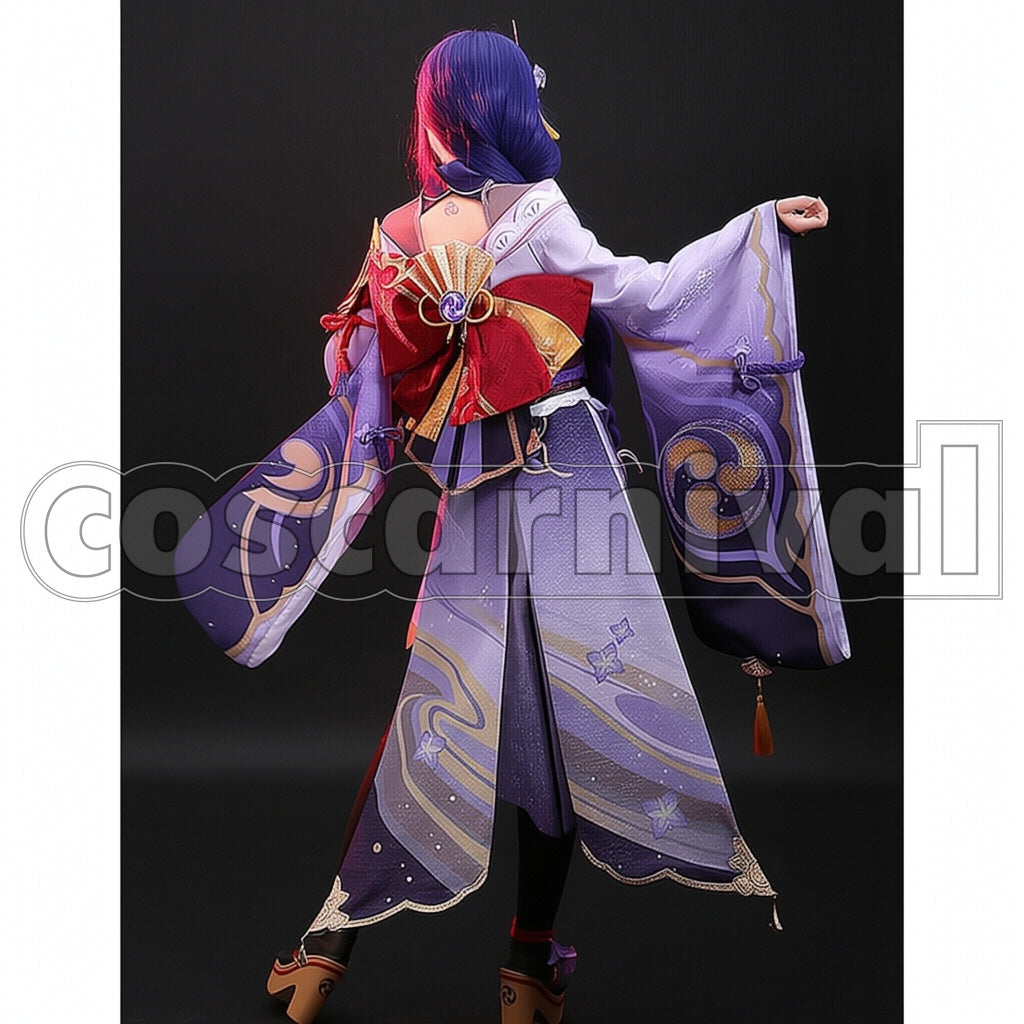 Genshin Impact Raiden Shogun Cosplay Costume