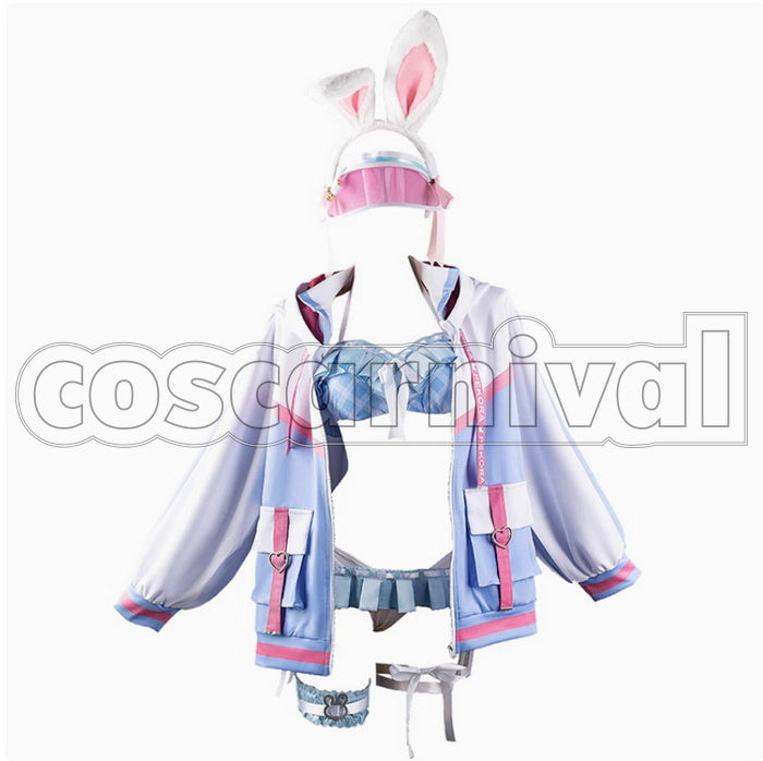 NIJISANJI VTuber Usada Pekora Swimsuit Cosplay Costume