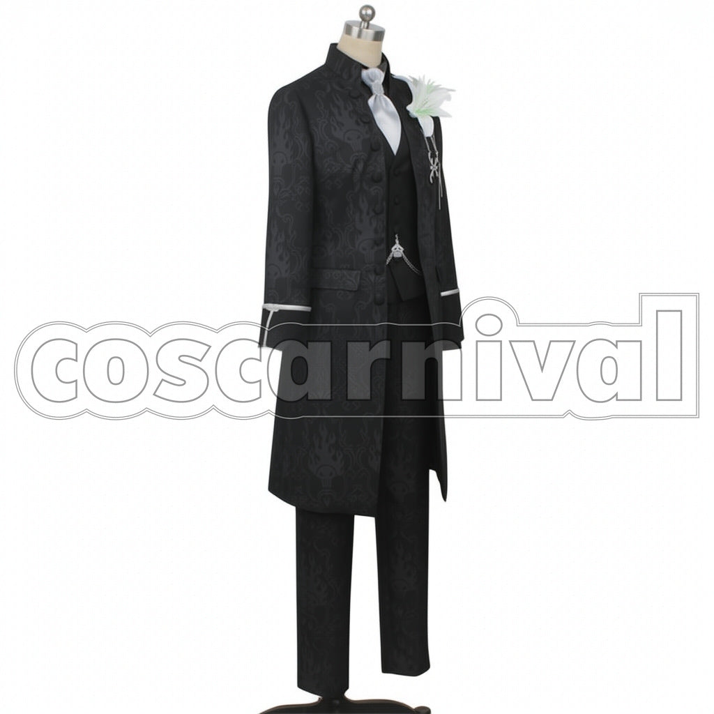 Disney Twisted-Wonderland Outfit Idia Shroud Role-play Groom Cosplay Costume