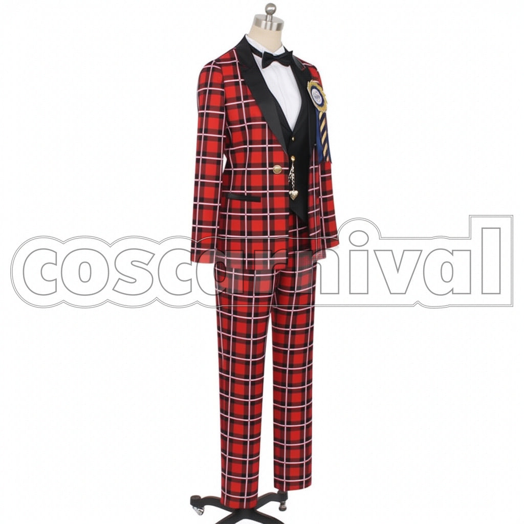 Disney Twisted-Wonderland Role-play Groom Ace Trappola Cosplay Costume