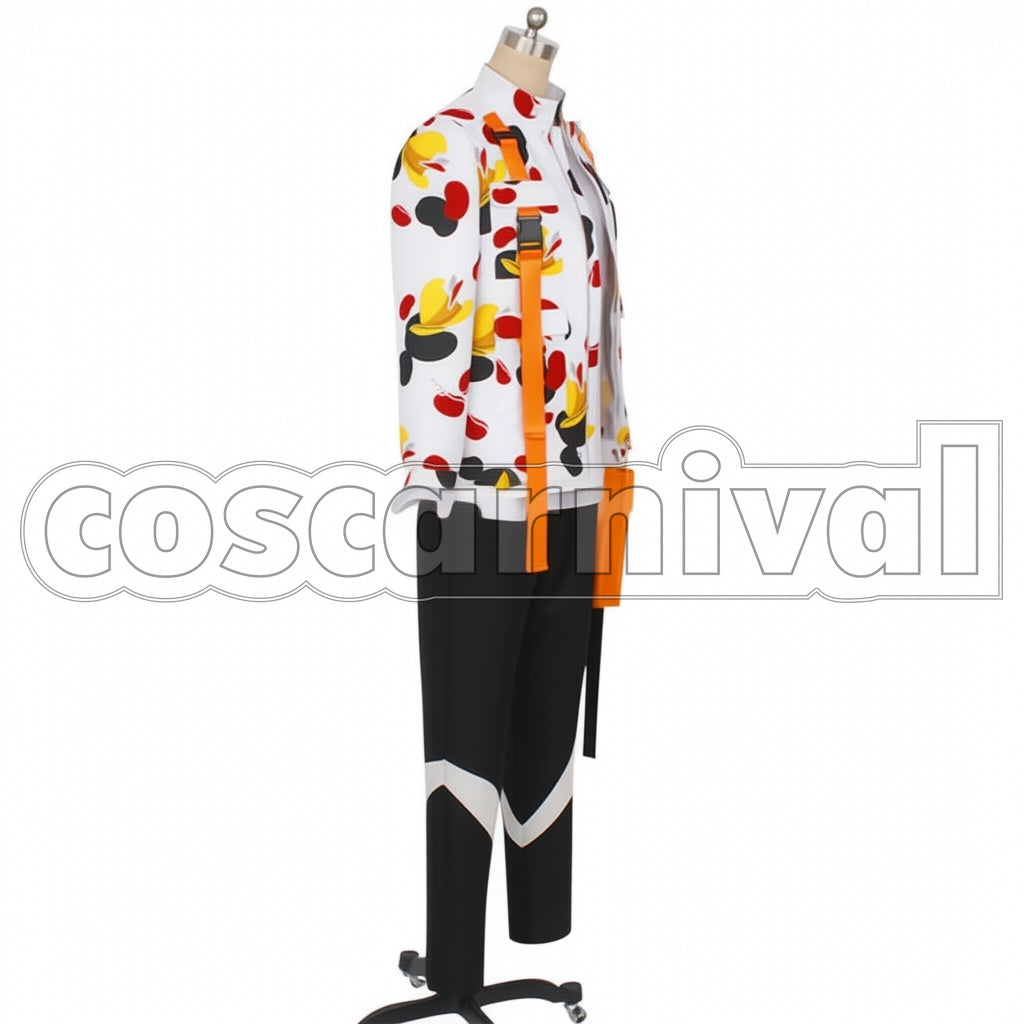 Disney Twisted-Wonderland Beans Camo Cater Diamond Cosplay Costume
