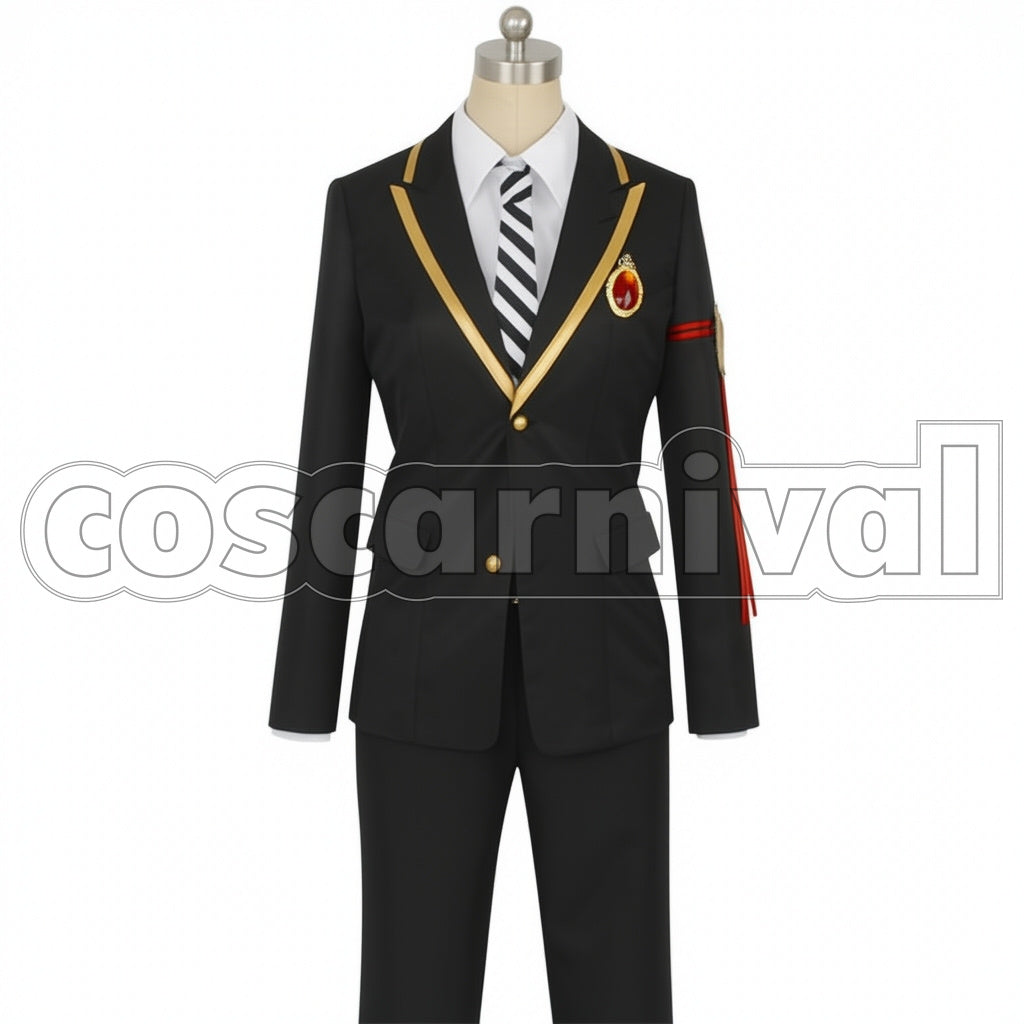 Disney Twisted-Wonderland Social Media Image Heartslabyul Dorm Deuce Spade Cosplay Costume