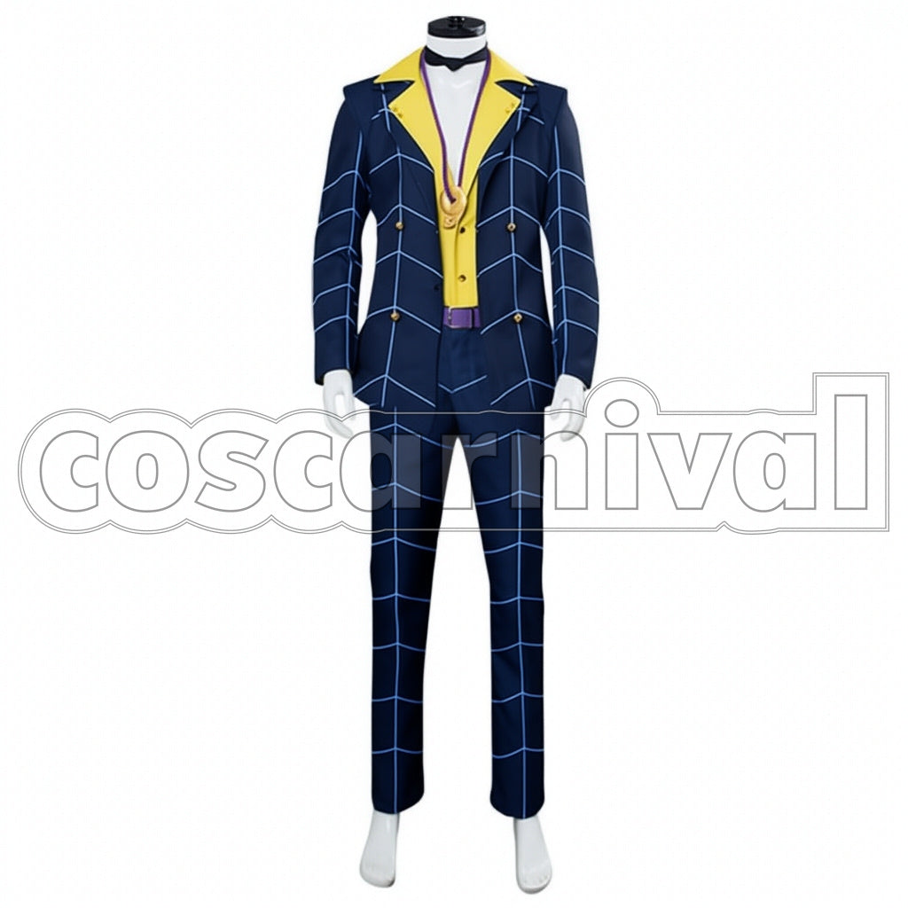 JoJo's Bizarre Adventure Part 5 Golden Wind Prosciutto Giorno Giovanna Cosplay Costume