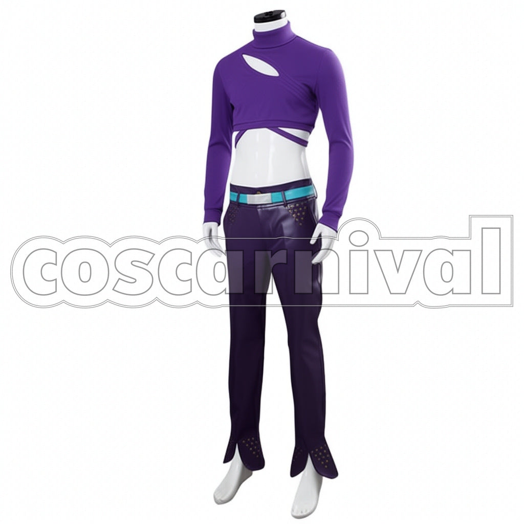JoJo's Bizarre Adventure Part 5 Golden Wind Vinegar Doppio Giorno Giovanna Cosplay Costume