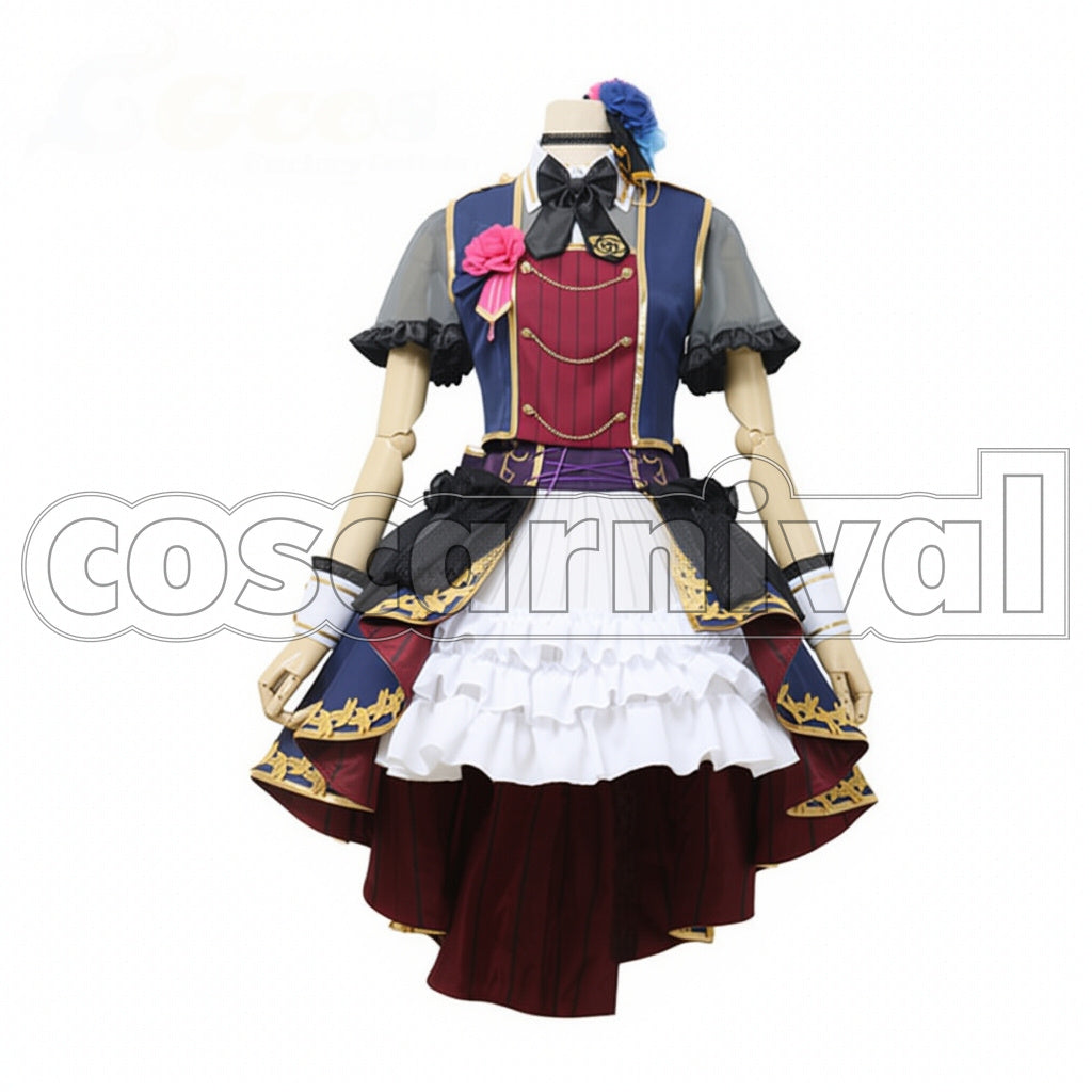 BanG Dream! 7th-LIVE Roselia Udagawaako Cosplay Costume