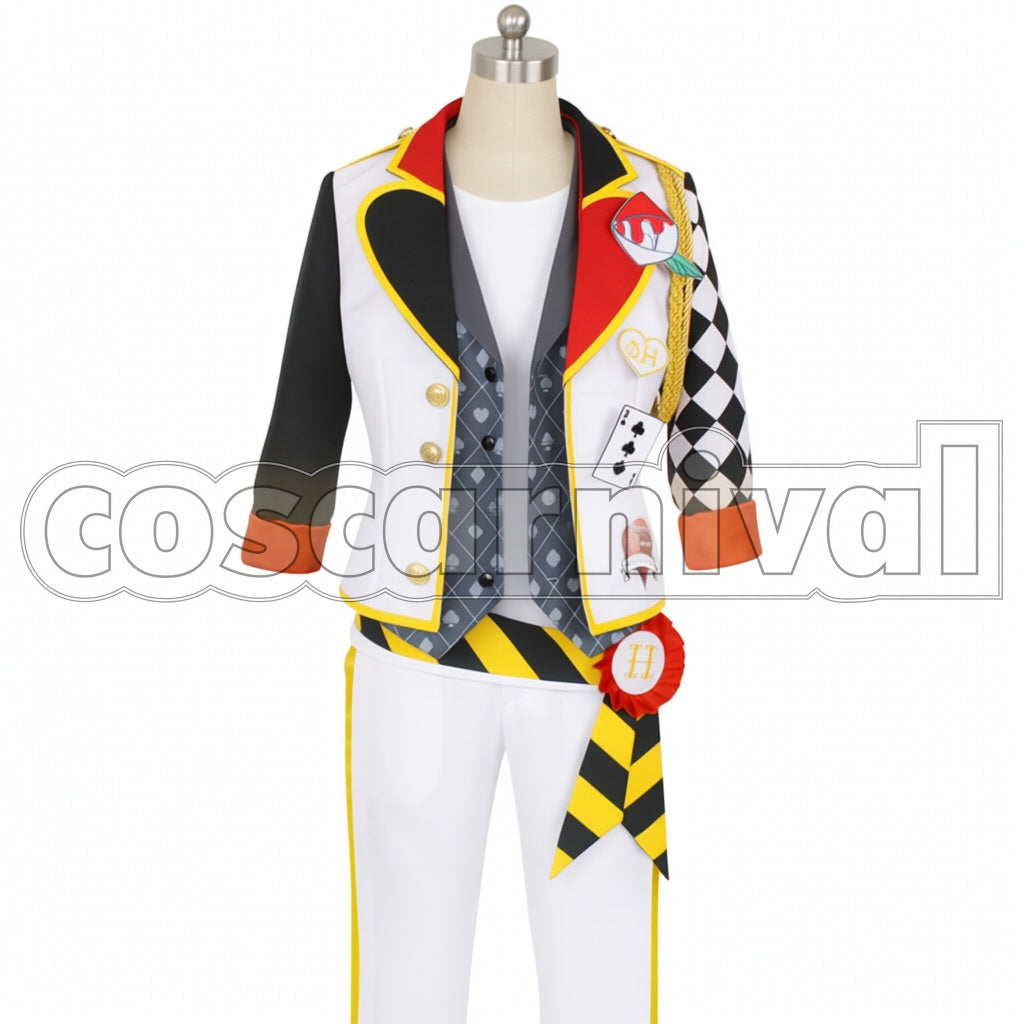 Disney Twisted-Wonderland Heartslabyul Dorm Trey Clover Cosplay Costume