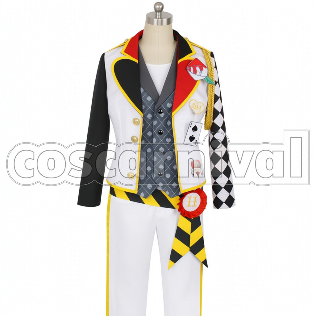 Disney Twisted-Wonderland Heartslabyul Dorm Deuce Spade Cosplay Costume