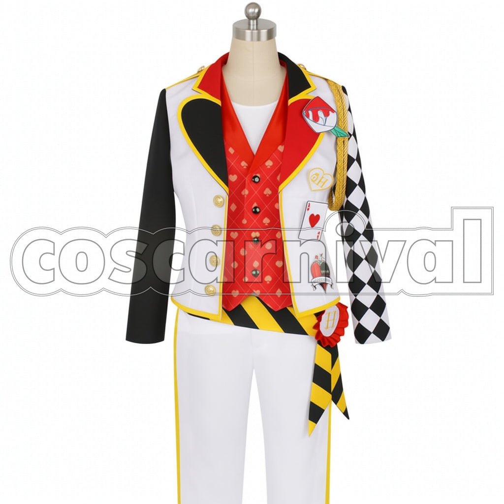 Disney Twisted-Wonderland Heartslabyul Dorm Ace Trappola Cosplay Costume