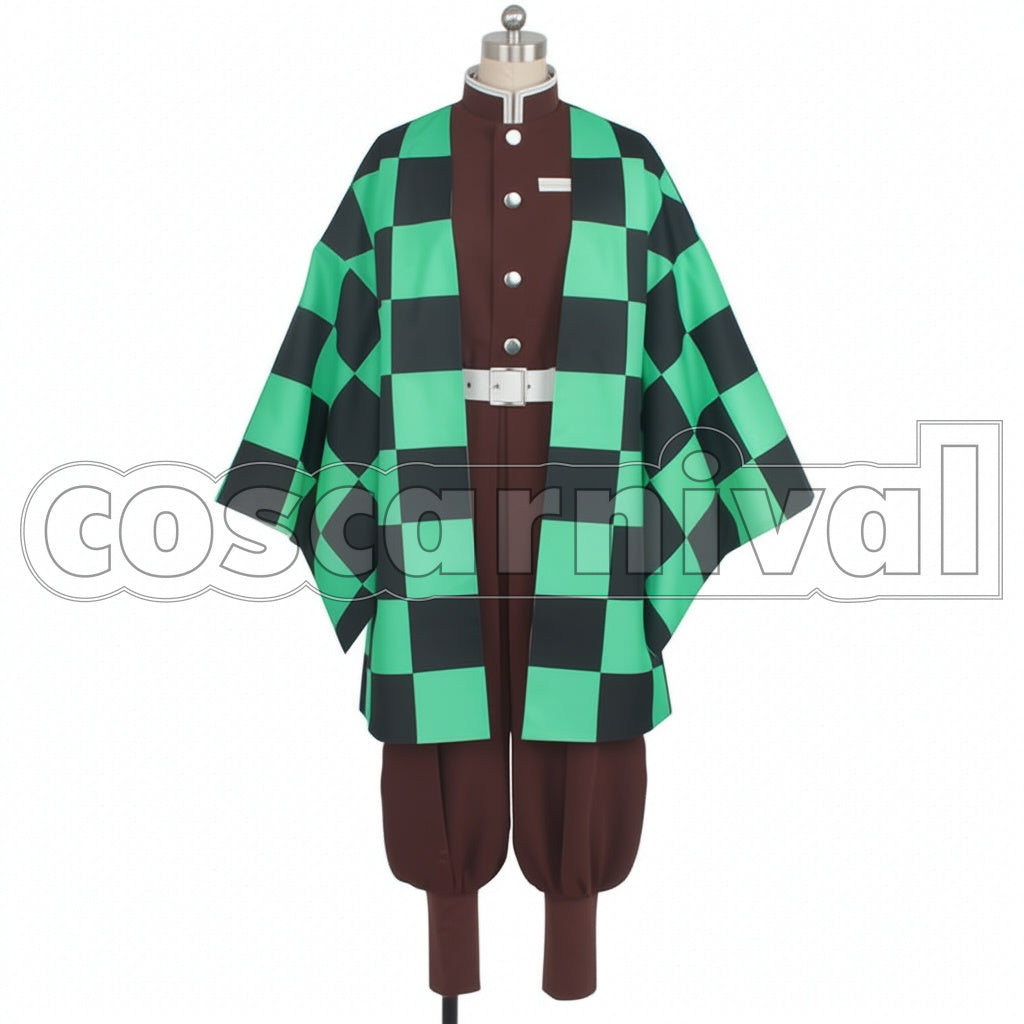 Demon Slayer: Kimetsu no Yaiba Tanjiro Kamado Cosplay Costume