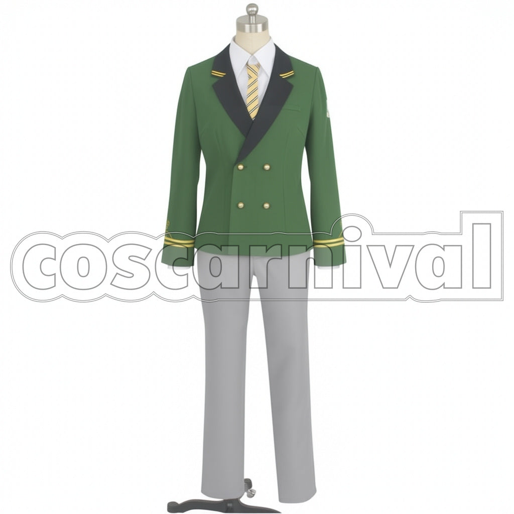 On Air! Ranma Kanmuri Jewelry Hill Academy 1 Year School Uniform Cosplay Costume