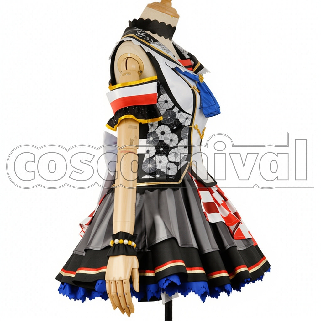 Love Live! Taisho Romance Set Bloomed Japanese Outfit You Watanabe Cosplay Costume