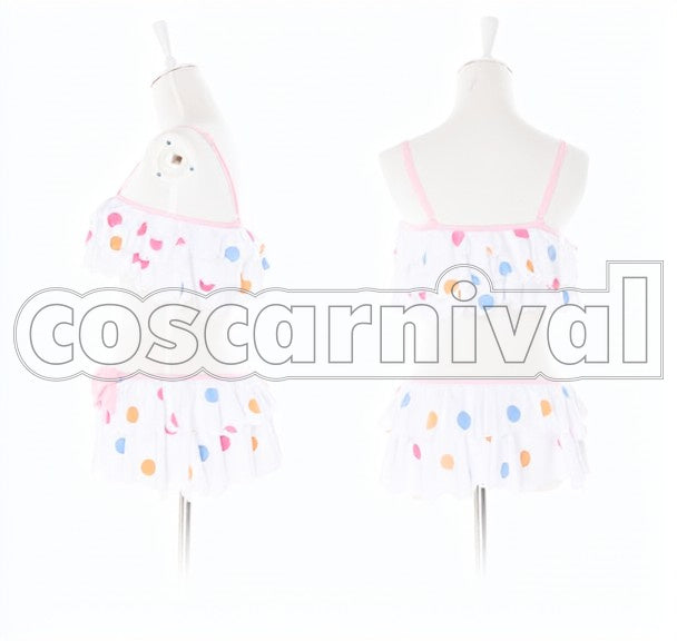 Railgun S Mikoto Misaka Swimsuit Free Size cosplay costume from A Certain Scientific, front view 3
