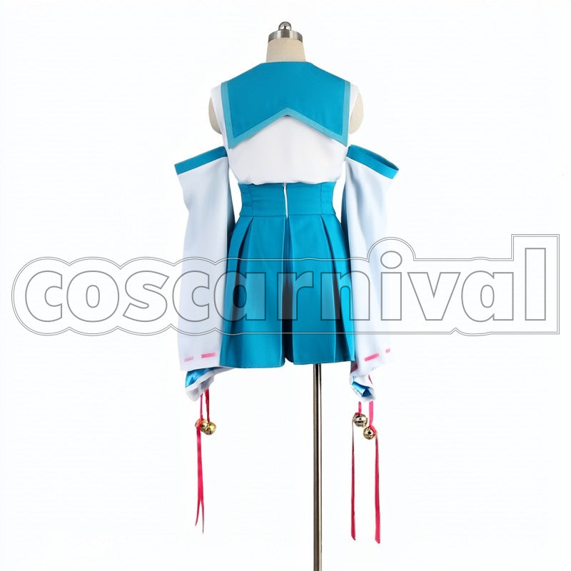 the Sea Manaka Mukaido Festival Day cosplay costume from A Lull in, back view