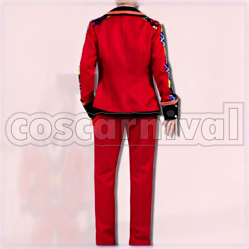 Troupe Banri Settsu 4th Anniversary The Key to Daydreaming Cosplay cosplay costume from A3! Autumn, back view