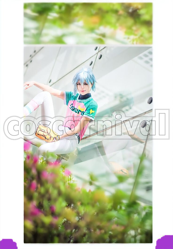 Misumi Ikaruga First Crush Baseball Season 2 PV Baseball Uniform Cosplay cosplay costume from A3! Summer Troupe, front view 4