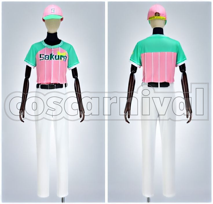 Misumi Ikaruga First Crush Baseball Season 2 PV Baseball Uniform Cosplay cosplay costume from A3! Summer Troupe, detail-1