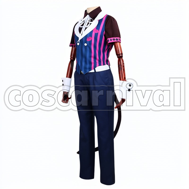 in Wonderland Sakuya Sakuma cosplay costume from A3! Young Alice, side view