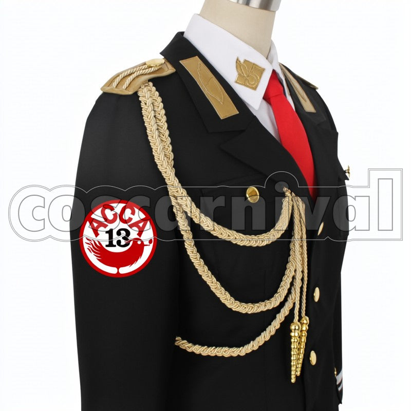 Dept. Grossular cosplay costume from ACCA: 13-Territory Inspection, detail-1