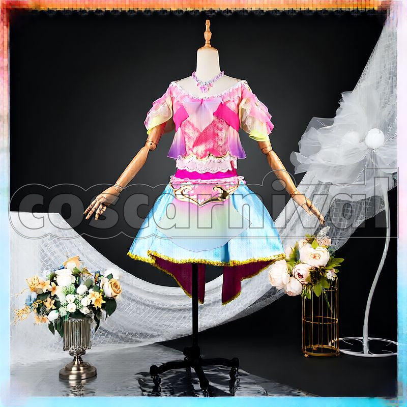 Hoshimiya Mermaid Pisces Coord Cosplay cosplay costume from Aikatsu! Ichigo, front view 4