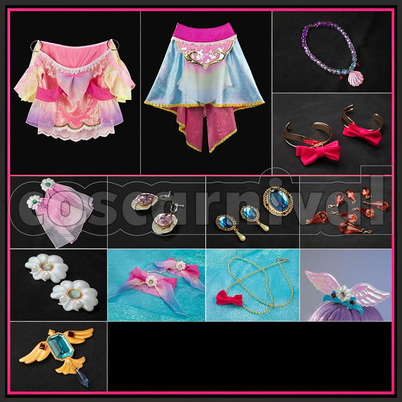 Hoshimiya Mermaid Pisces Coord Cosplay cosplay costume from Aikatsu! Ichigo, set view