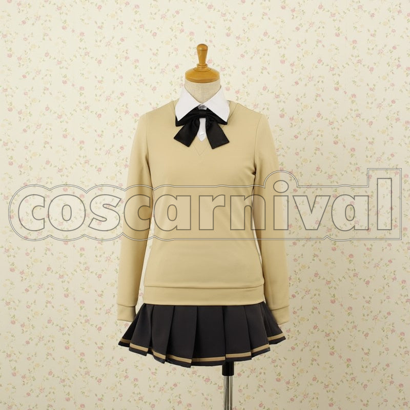 SS+ plus Kibitsuhigashi High School Girls cosplay costume from Amagami, front view 3