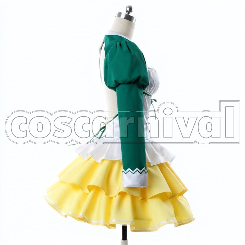 kobori cosplay costume from Amagi Brilliant Park, side view 2