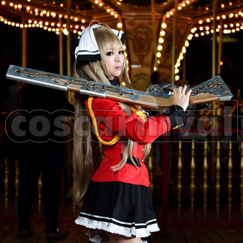 Isuzu Sento cosplay costume from Amagi Brilliant Park, side view