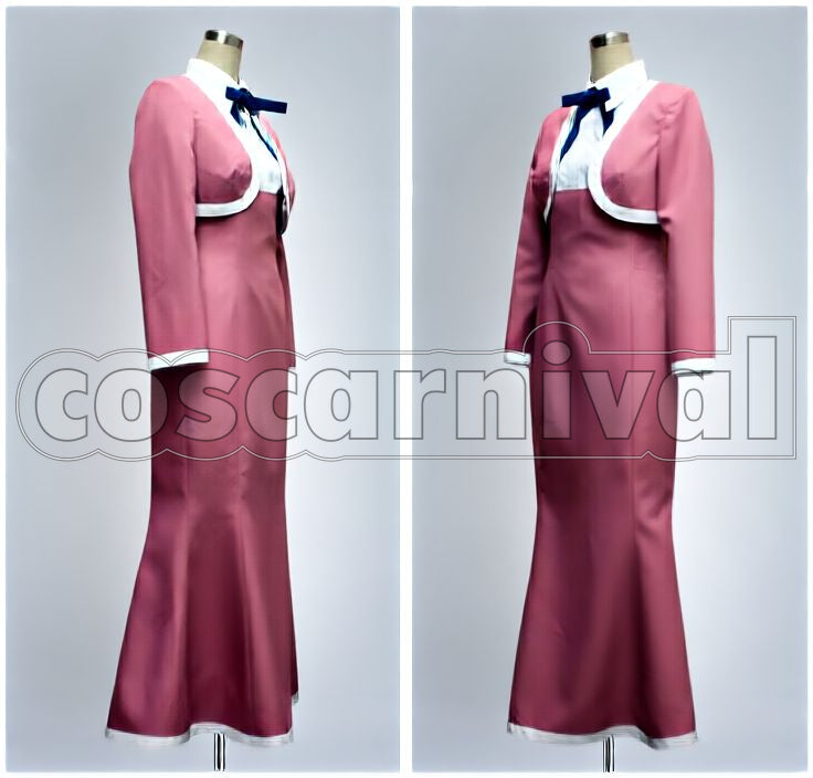 Kohinata, Futaba Ooki Yumegaoka High School Girls' Uniform Cosplay cosplay costume from Amanchu! Hikari, front view 2