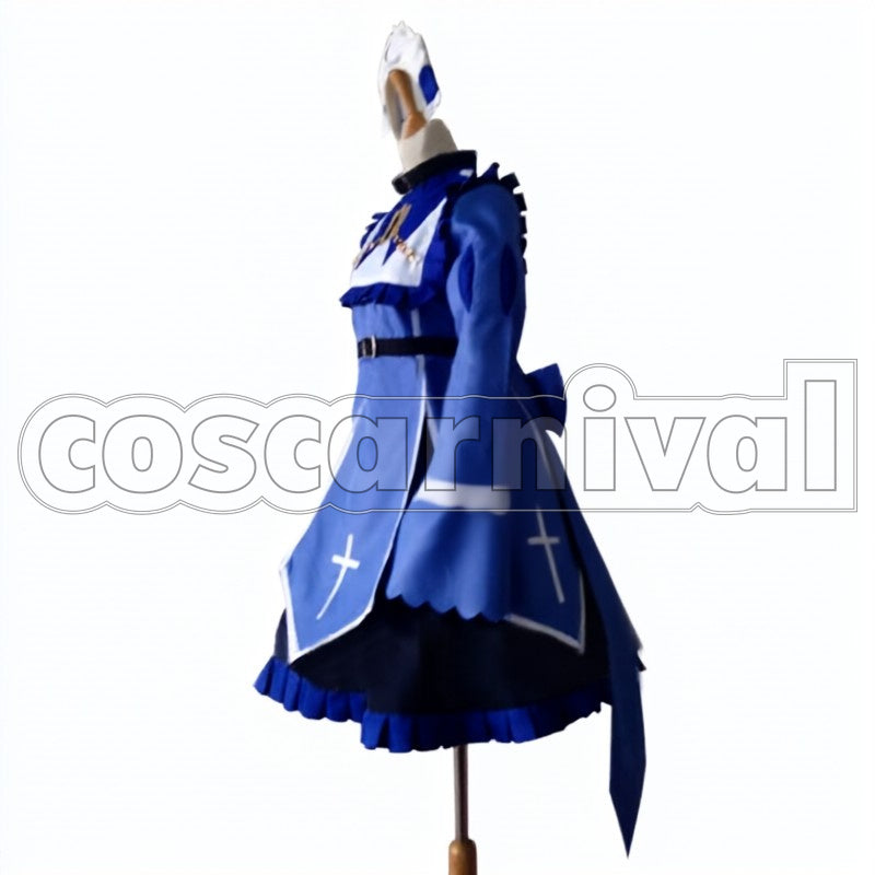 35th Test Platoon rapisurazuri cosplay costume from Anti-Magic Academy: The, side view
