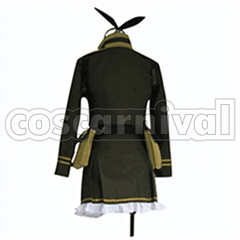 35th Test Platoon Usagi Saionji cosplay costume from Anti-Magic Academy: The, back view