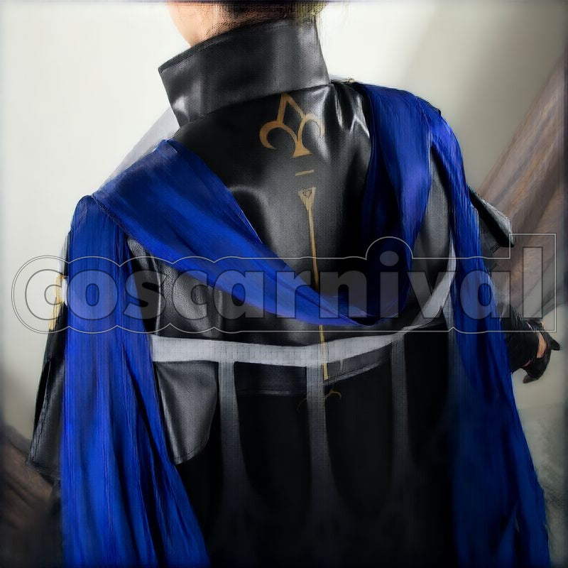 Andoain Martyr Cosplay cosplay costume from Arknights, back view 2