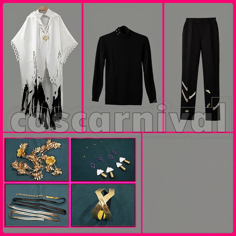 Andoain Martyr Nurse Cosplay cosplay costume from Arknights, set view