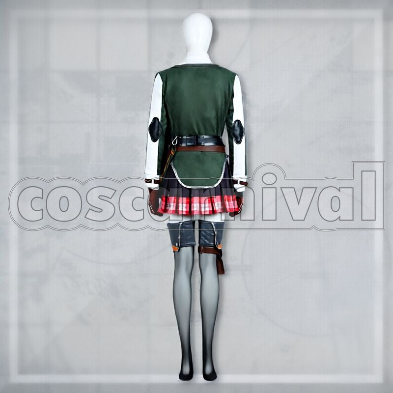 Bagpipe Cosplay cosplay costume from Arknights, back view 2