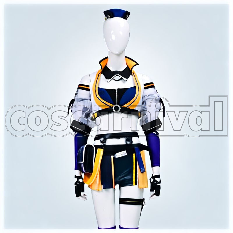 Bagpipe Queen No. 1 Race Queen Cosplay cosplay costume from Arknights, race queen 10130 front view 1