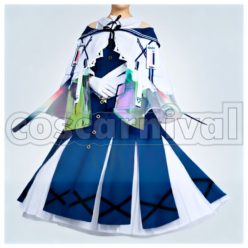Ceylon Medic Cosplay cosplay costume from Arknights, front view 1