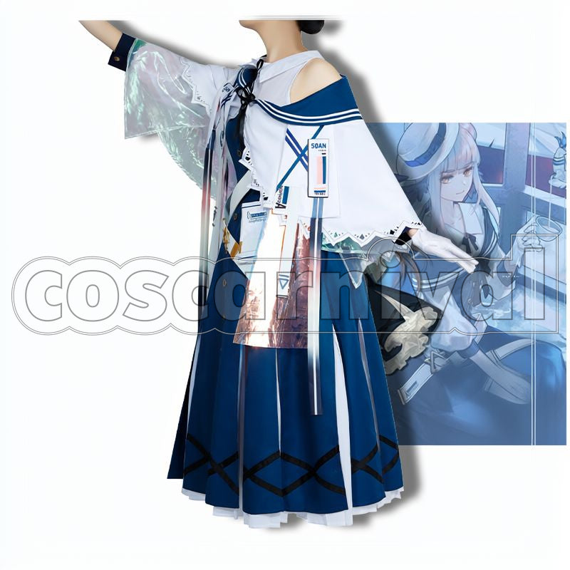 Ceylon Medic Cosplay cosplay costume from Arknights, front view 4
