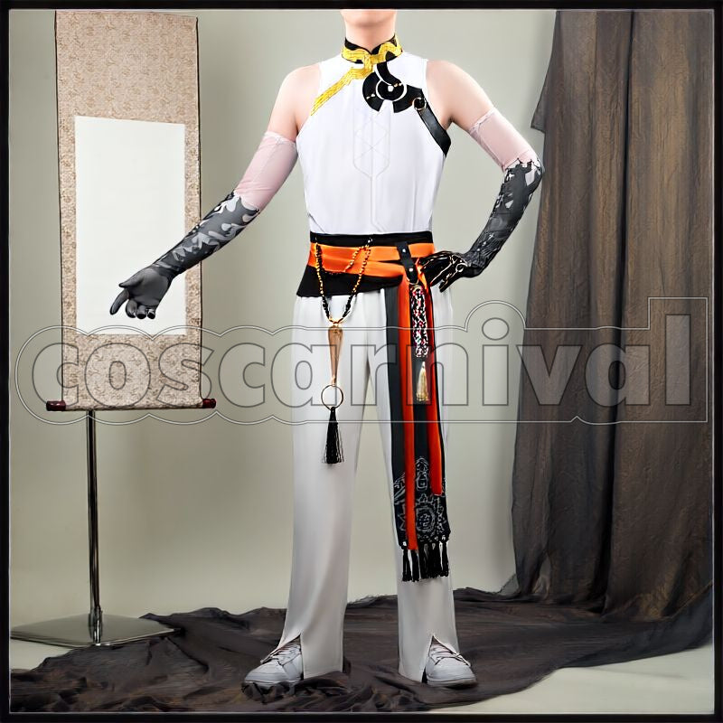 Chongyue Cosplay cosplay costume from Arknights, front view 4