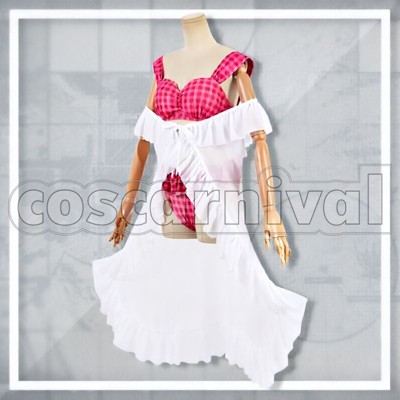 Eyjafjalla Swimsuit Cosplay cosplay costume from Arknights, front view 4