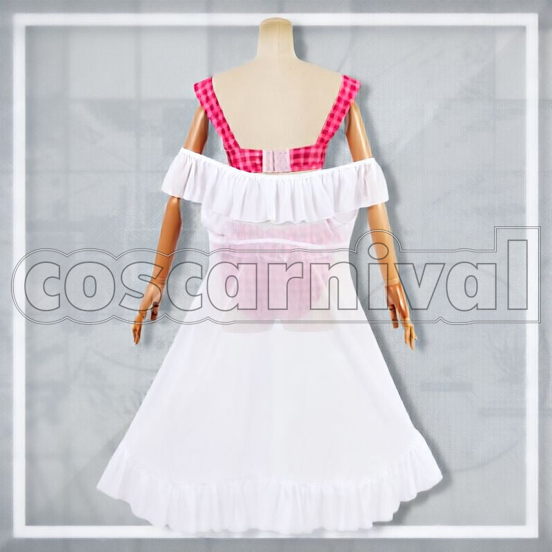 Eyjafjalla Swimsuit Cosplay cosplay costume from Arknights, back view 1