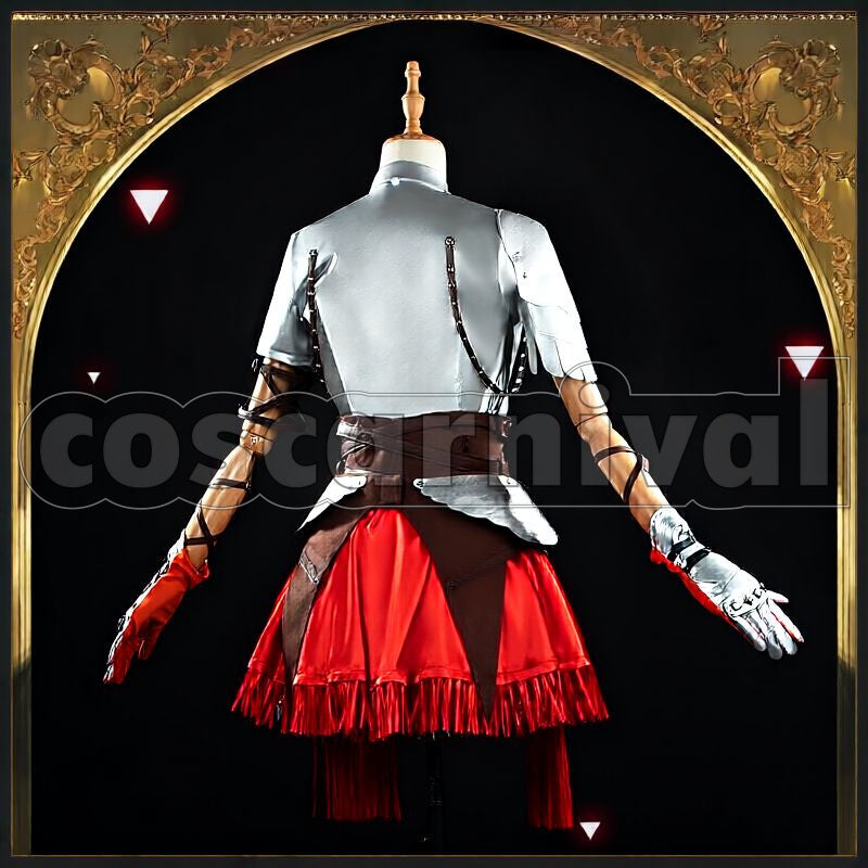 Fiammetta Divine Oath Cosplay cosplay costume from Arknights, back view 1
