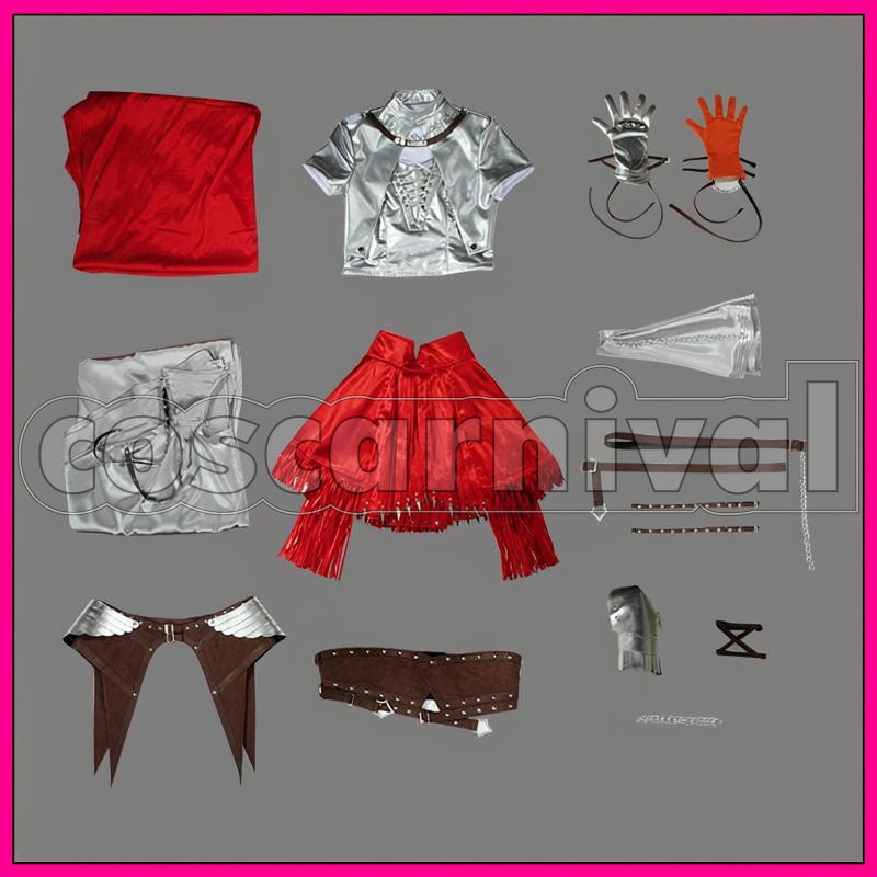 Fiammetta Divine Oath Cosplay cosplay costume from Arknights, set view