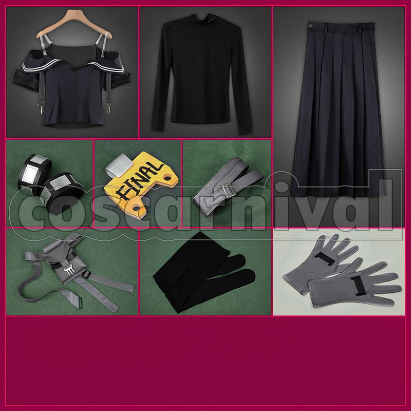 Irene The Adjudicatrix and Her Resolve Cosplay cosplay costume from Arknights, set view