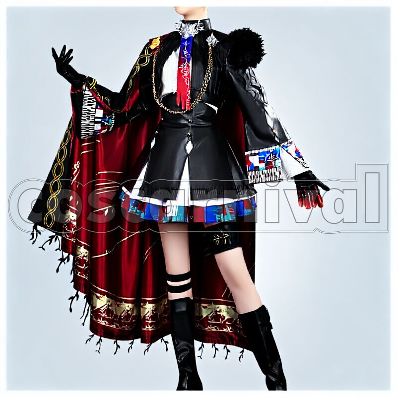 Lappland the Decadenza Cosplay cosplay costume from Arknights, front view 1