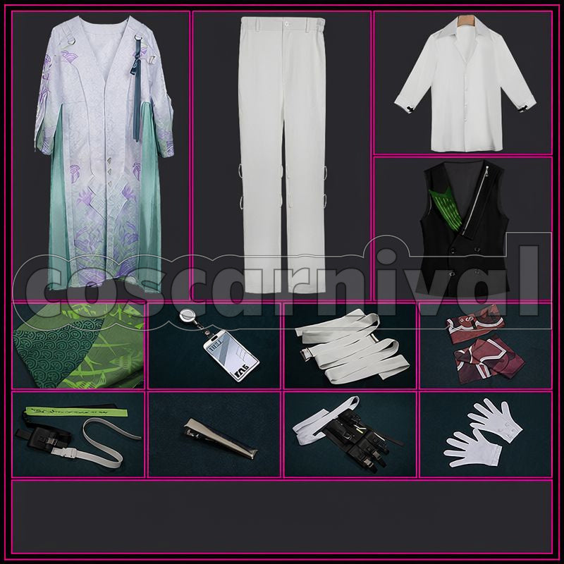 Matsukiri Cosplay cosplay costume from Arknights, set view