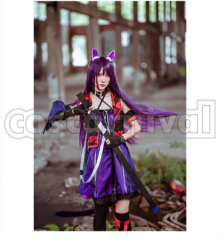 Melantha Cosplay cosplay costume from Arknights, front view 3