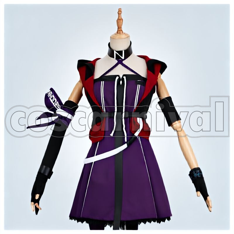 Melantha Cosplay cosplay costume from Arknights, front view 4
